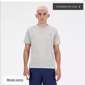 New Balance Relaxed Grey T-Shirt Sz S NWT